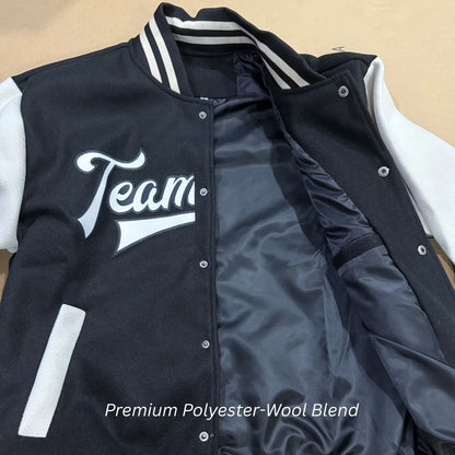 San Francisco 49ers Varsity Jacket – Fully Embroidered Logos, Fan Edition