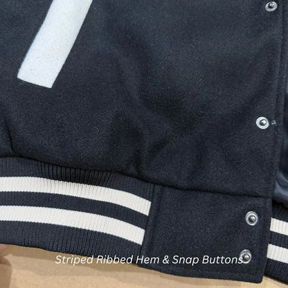 Seattle Seahawks Varsity Jacket – Fully Embroidered Logos, Fan Edition
