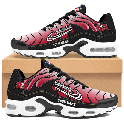 Tampa Bay Buccaneers Ombre Limited Edition Custom Name Air Max Shoes Sneakers For Men And Women