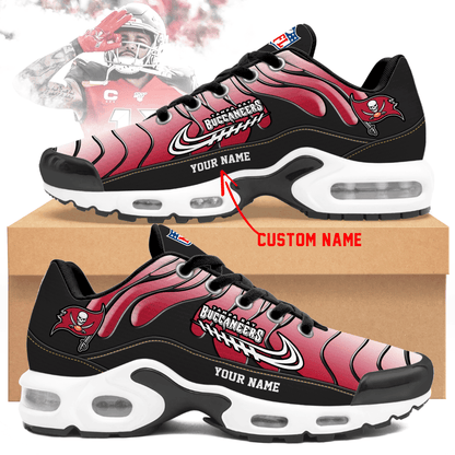 Tampa Bay Buccaneers Ombre Limited Edition Custom Name Air Max Shoes Sneakers For Men And Women