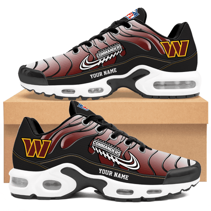 Washington Commanders Ombre Limited Edition Custom Name Air Max Shoes Sneakers For Men And Women
