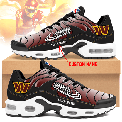 Washington Commanders Ombre Limited Edition Custom Name Air Max Shoes Sneakers For Men And Women