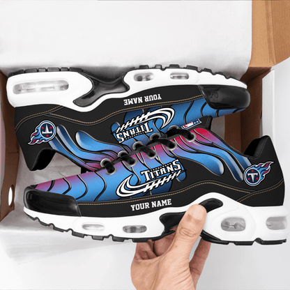 Tennessee Titans Ombre Limited Edition Custom Name Air Max Shoes Sneakers For Men And Women