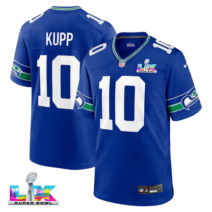 Cooper Kupp 10 Seattle Seahawks 2026 Super Bowl LX Alternate Game Jersey - Royal