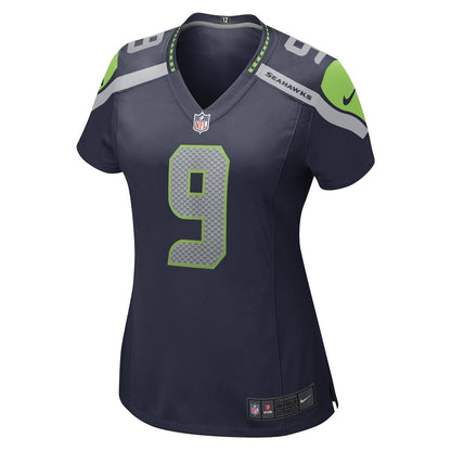 Kenneth Walker III 9 Seattle Seahawks 2026 Super Bowl LX - Women Navy Game Jersey