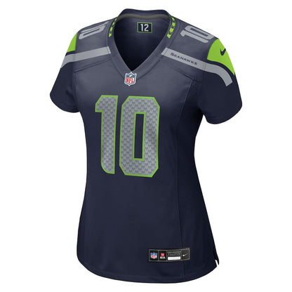 Cooper Kupp 10 Seattle Seahawks 2026 Super Bowl LX - Women Navy Game Jersey