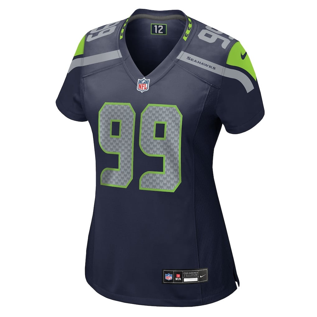 Leonard Williams 99 Seattle Seahawks 2026 Super Bowl LX - Women Navy Game Jersey