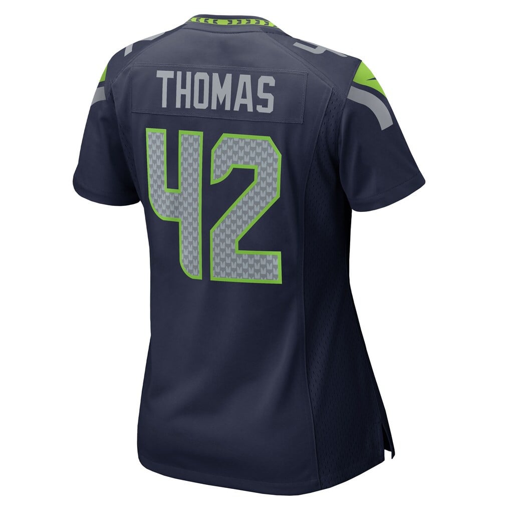 Drake Thomas 42 Seattle Seahawks 2026 Super Bowl LX - Women Navy Game Jersey