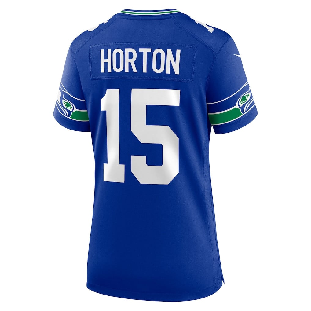 Tory Horton 15 Seattle Seahawks 2026 Super Bowl LX - Women Royal Player Jersey