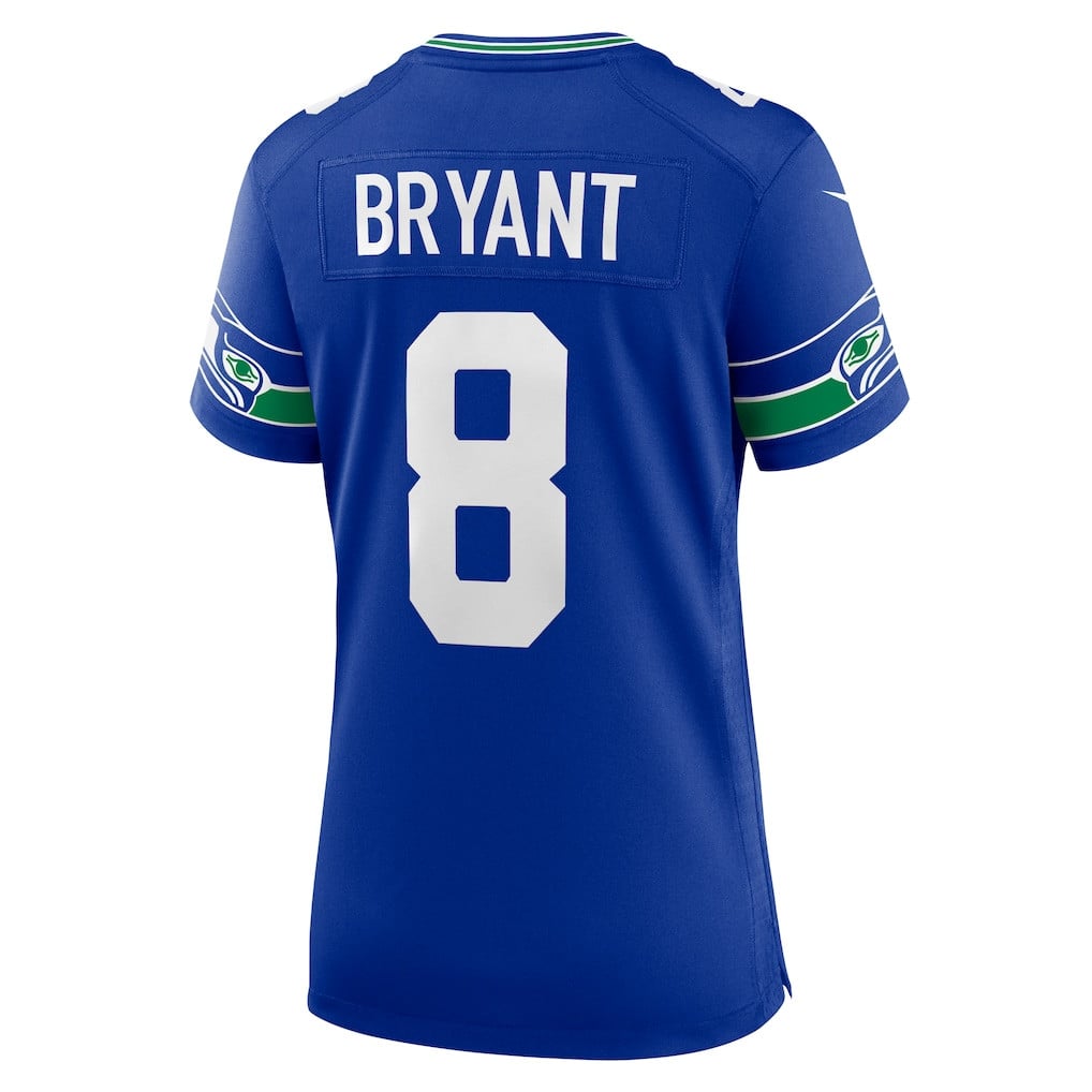 Coby Bryant 8 Seattle Seahawks 2026 Super Bowl LX - Women Royal Player Jersey