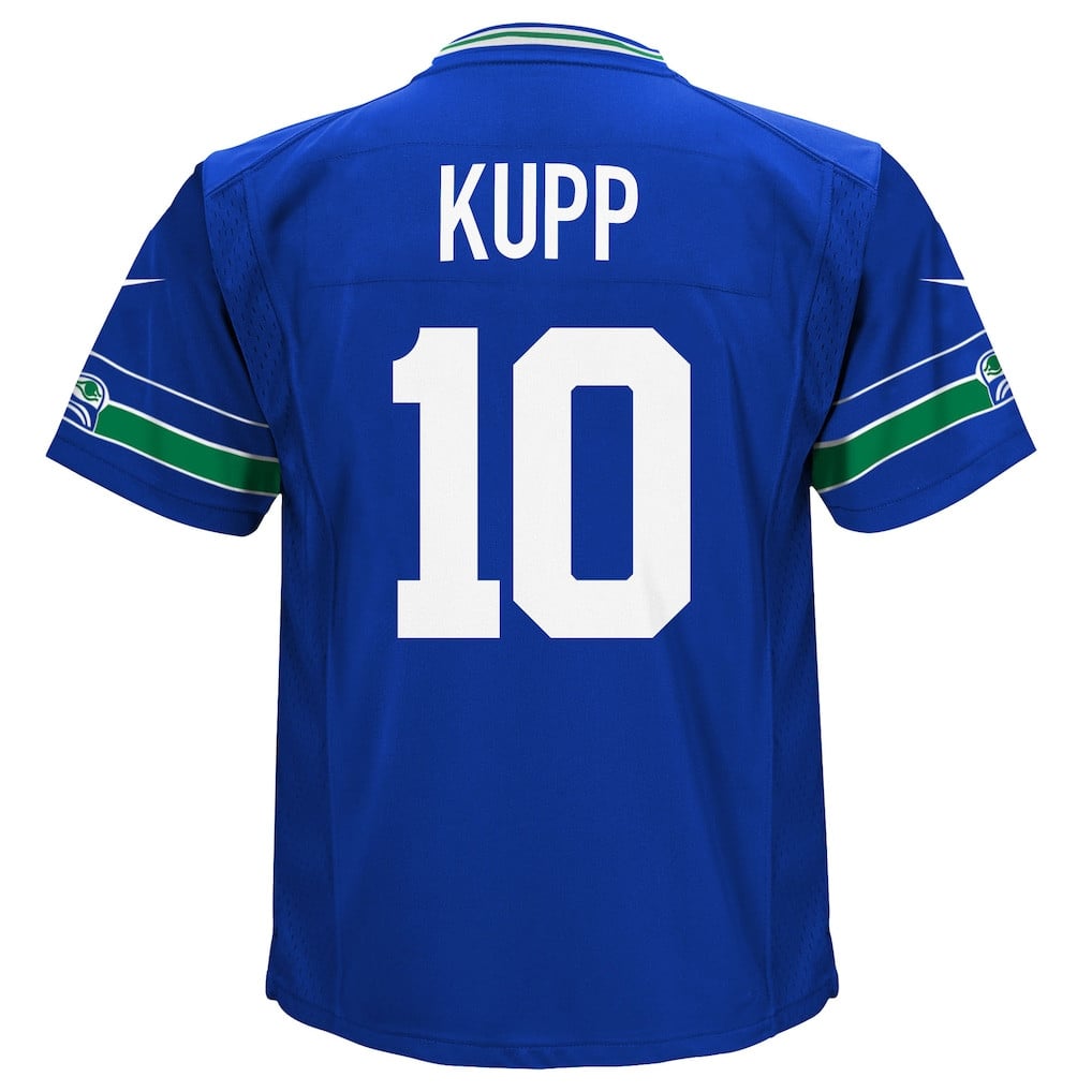 Cooper Kupp 10 Seattle Seahawks YOUTH 2026 Super Bowl LX - Royal Alternate Game Jersey