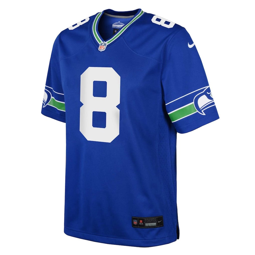Coby Bryant 8 Seattle Seahawks YOUTH 2026 Super Bowl LX - Royal Alternate Game Jersey
