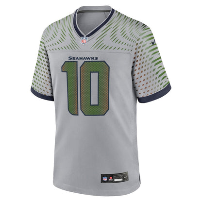 Cooper Kupp 10 Seattle Seahawks 2026 Super Bowl LX - Wolf Gray Game Jersey