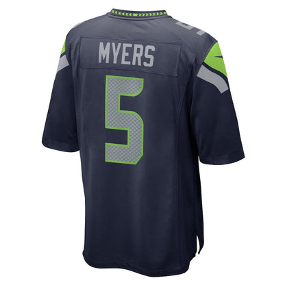 Jason Myers 5 Seattle Seahawks 2026 Super Bowl LX - College Navy Team Game Jersey