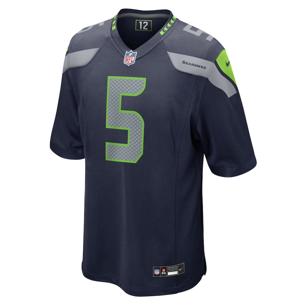 Jason Myers 5 Seattle Seahawks 2026 Super Bowl LX - College Navy Team Game Jersey