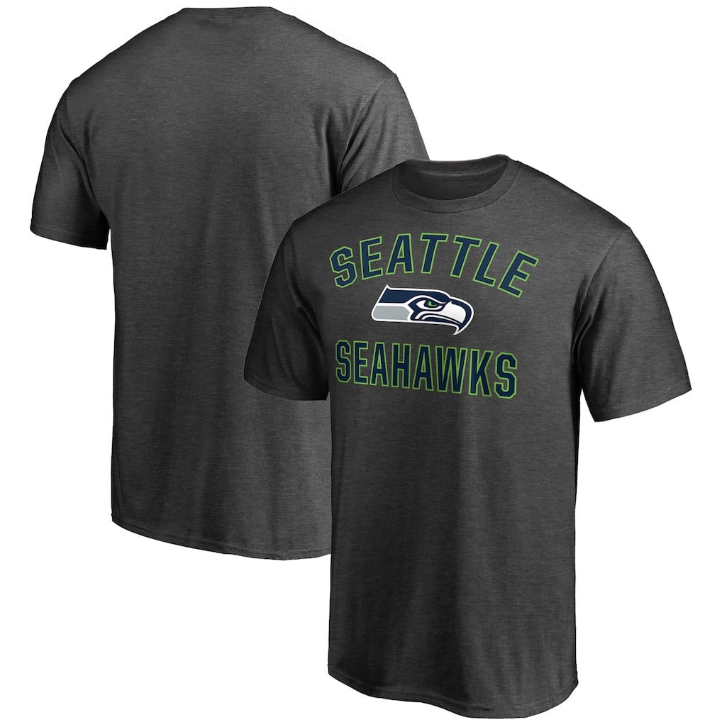 Seattle Seahawks Victory Arch T-Shirt - Heather Charcoal