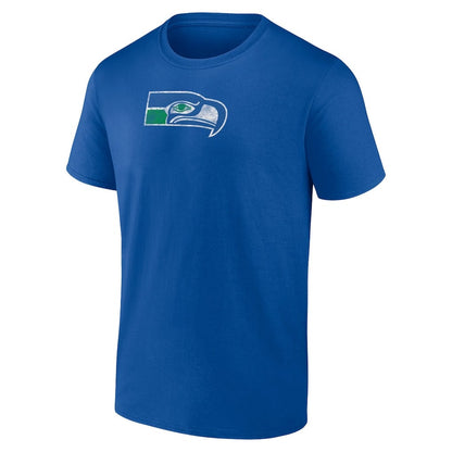 Seattle Seahawks Throwback T-Shirt - Royal
