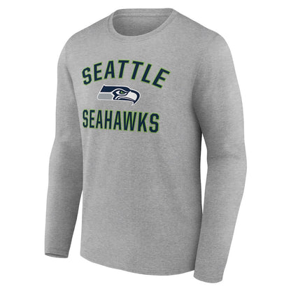 Seattle Seahawks Victory Arch Long Sleeve T-Shirt - Gray