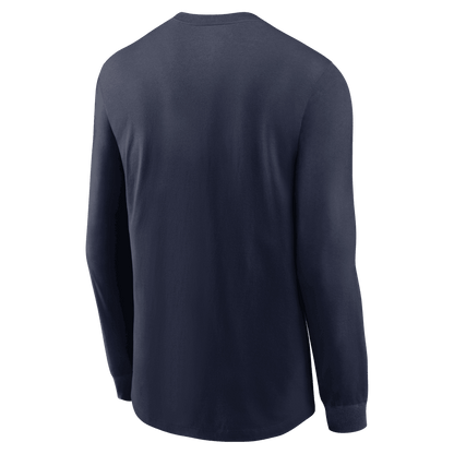 Seattle Seahawks 2025 NFC Champions Team Nation Long Sleeve T-Shirt - College Navy