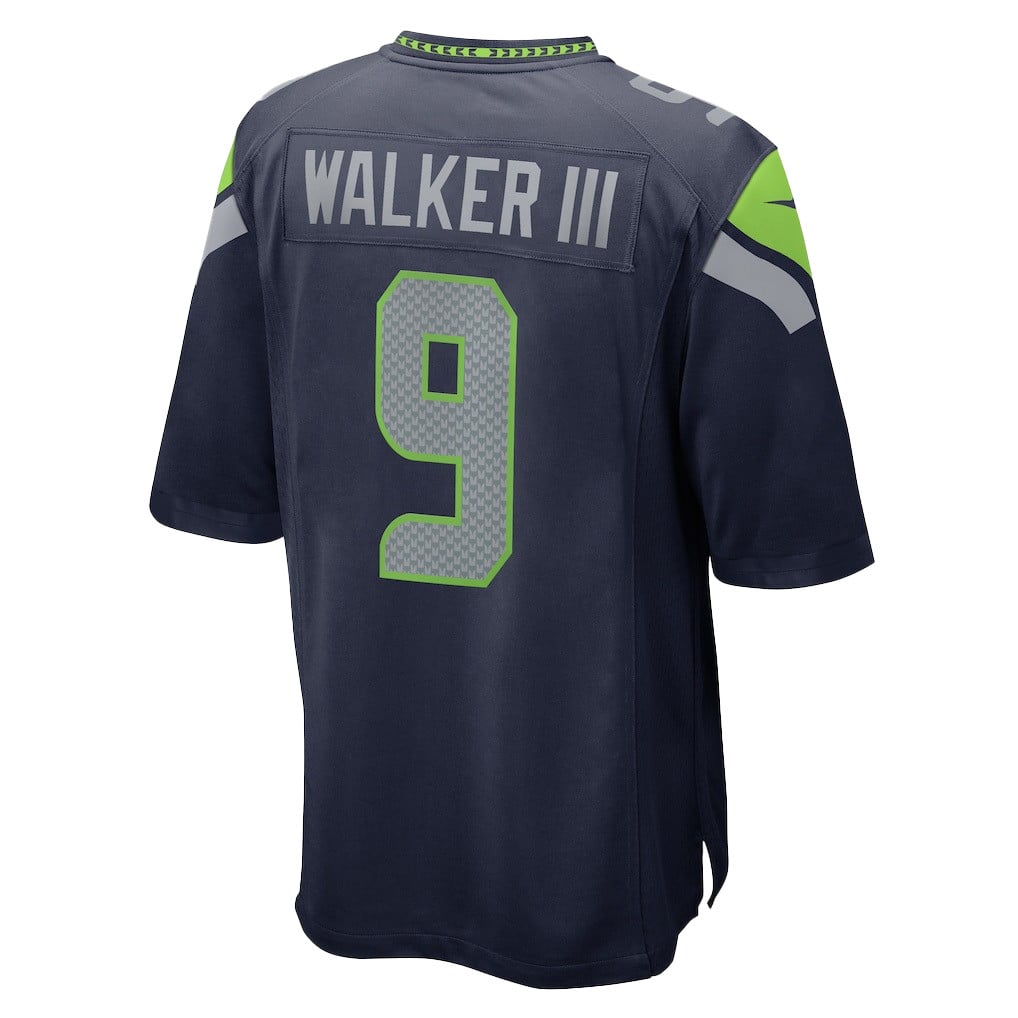 Kenneth Walker III 9 Seattle Seahawks Super Bowl LX Future Star Runner Jersey – Navy