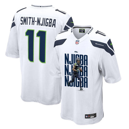 Jaxon Smith-Njigba 11 Seattle Seahawks Super Bowl LX Backfield Beast Jersey – White