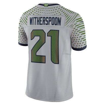 Devon Witherspoon 21 Seattle Seahawks Super Bowl LX Explosive Playmaker Jersey – Grey