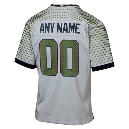 Seattle Seahawks Super Bowl LX Champions Gray Rivalries Collection Game YOUTH Jersey - Custom Name & Number