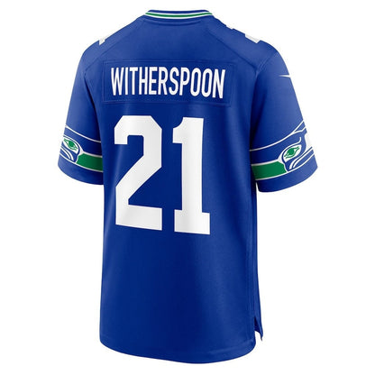 Devon Witherspoon 21 Seattle Seahawks Super Bowl LX Backfield Beast Jersey – Royal Blue