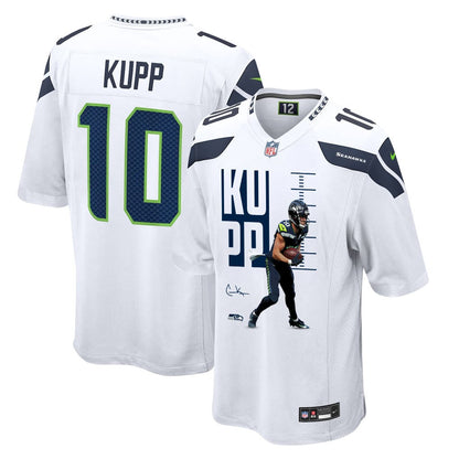 Cooper Kupp 10 Seattle Seahawks Super Bowl LX Breakaway Speed Jersey – White