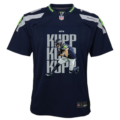 Cooper Kupp 10 Seattle Seahawks Super Bowl LX Offensive Powerhouse YOUTH Game Jersey– Navy