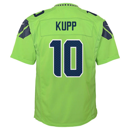 Cooper Kupp 10 Seattle Seahawks Super Bowl LX Championship-Ready YOUTH Game Jersey– Green