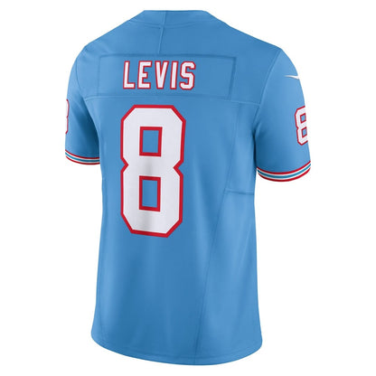 Will Levis 8 Tennessee Titans Retired Alternate Game Jersey - Light Blue