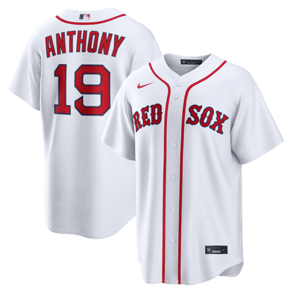 Roman Anthony 19 Boston Red Sox Home Men Jersey - White