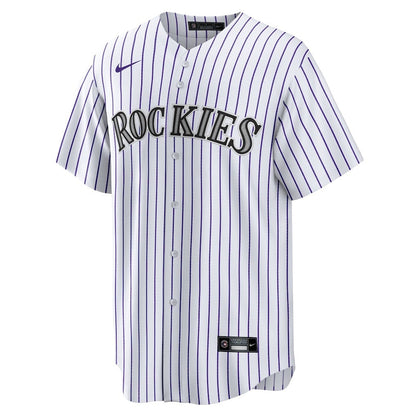 Mickey Moniak 22 Colorado Rockies Home Men Jersey - White