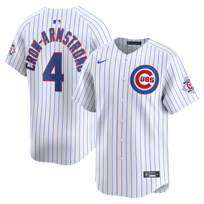 Pete Crow-Armstrong 4 Chicago Cubs 150th Anniversary Limited Men Jersey - White