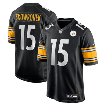 Ben Skowronek 15 Pittsburgh Steelers Team Game Men Jersey - Black