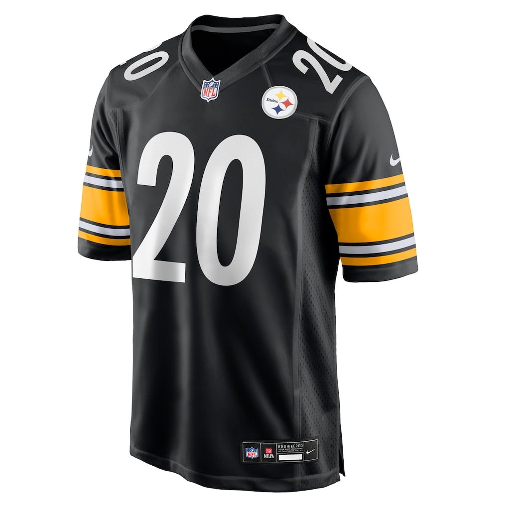 Kaleb Johnson 20 Pittsburgh Steelers Team Game Men Jersey - Black