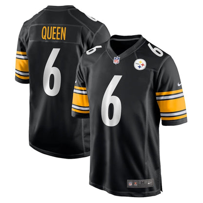 Patrick Queen 6 Pittsburgh Steelers Team Game Men Jersey - Black