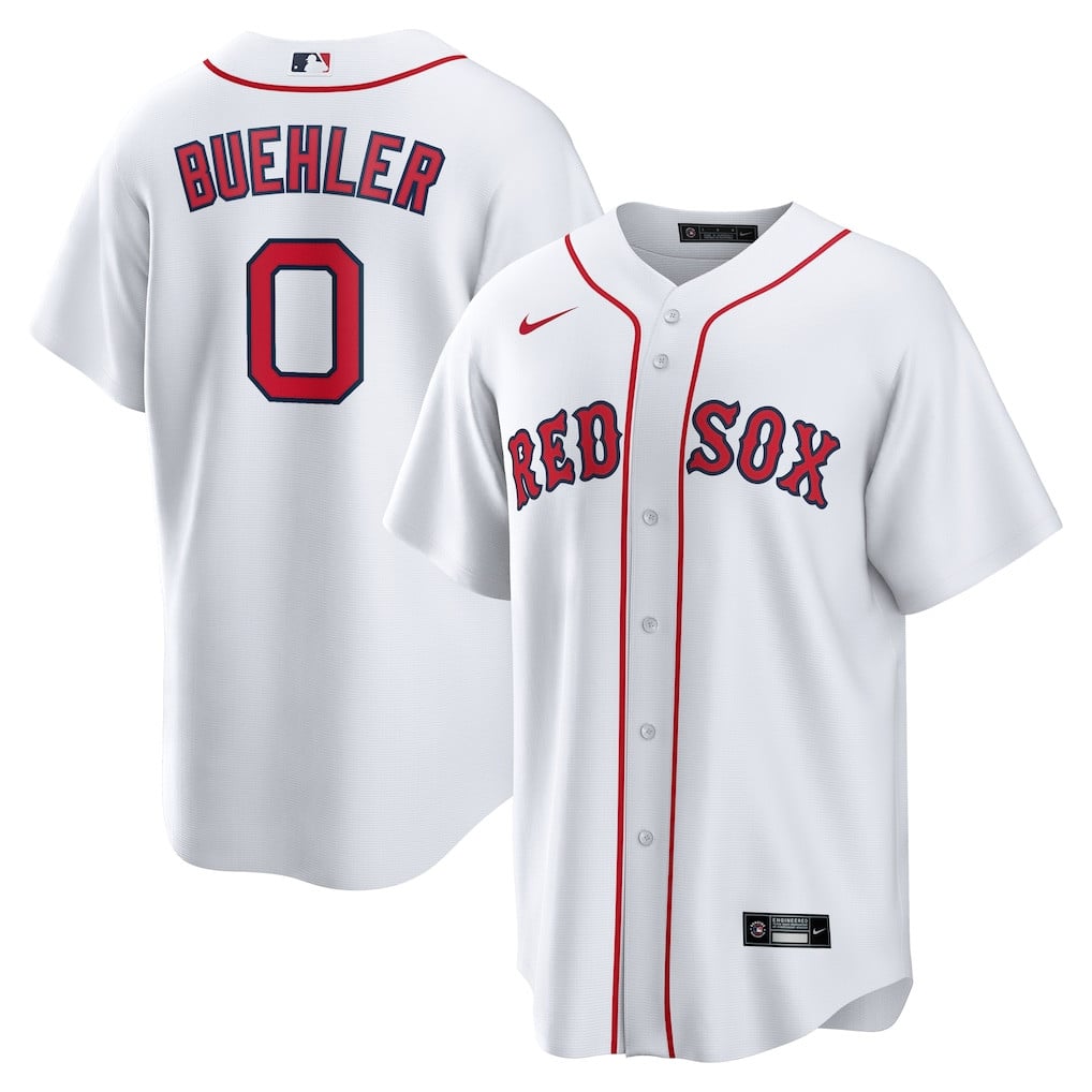 Walker Buehler 0 Boston Red Sox Home Men Jersey - White