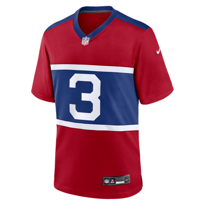 Abdul Carter 3 New York Giants Alternate Game Men Jersey - Red