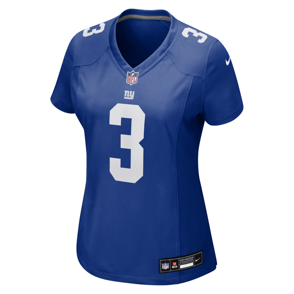 Abdul Carter 3 New York Giants Women's Team Game Jersey - Royal