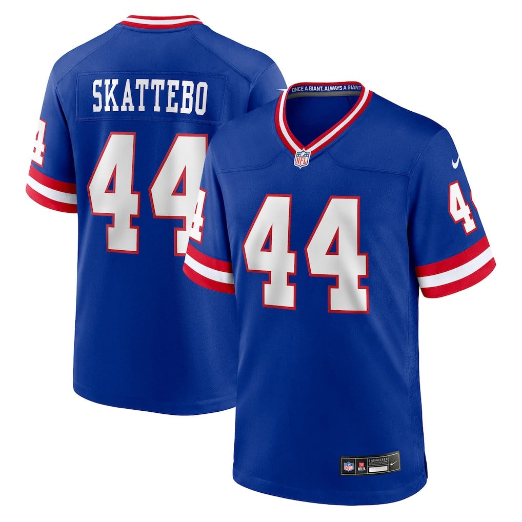 Cam Skattebo 44 New York Giants Alternate 2 Legacy Game Men Jersey - Royal