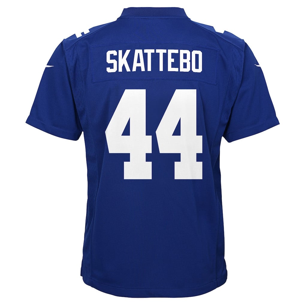 Cam Skattebo 44 New York Giants Team Game YOUTH Jersey - Royal
