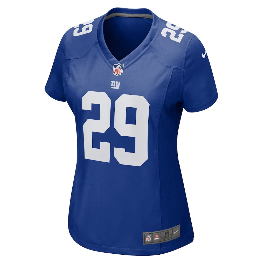 Tyrone Tracy Jr. 29 New York Giants Women's Game Jersey - Royal