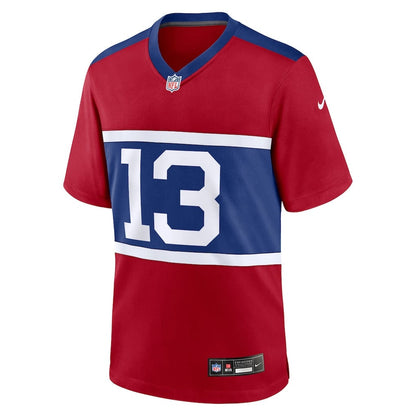 Jalin Hyatt 13 New York Giants Alternate Player Game Men Jersey - Century Red