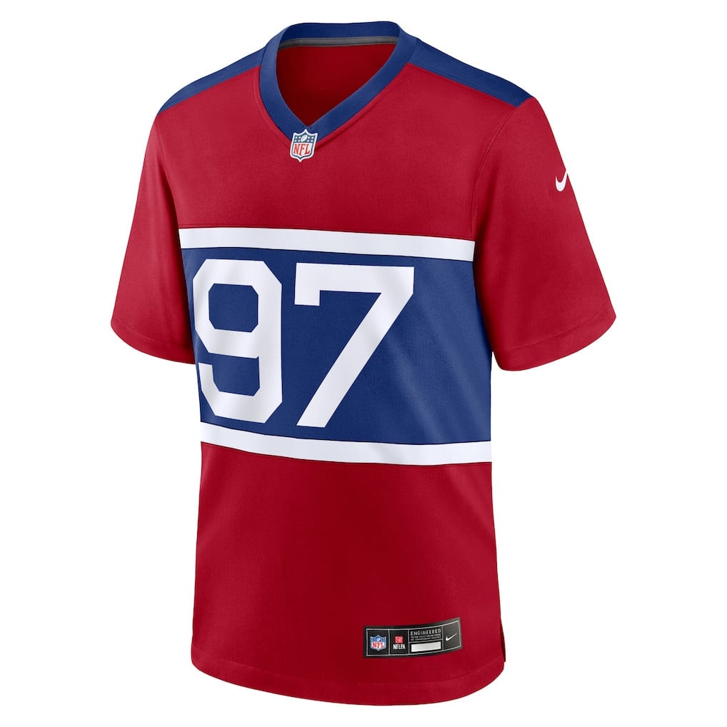 Dexter Lawrence II 97 New York Giants Alternate Game Men Jersey - Century Red