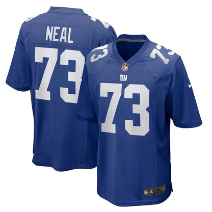 Evan Neal 73 New York Giants Game Men Jersey - Royal