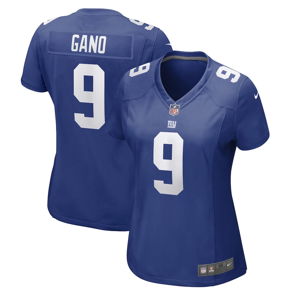 Graham Gano 9 New York Giants Women's Game Jersey - Royal