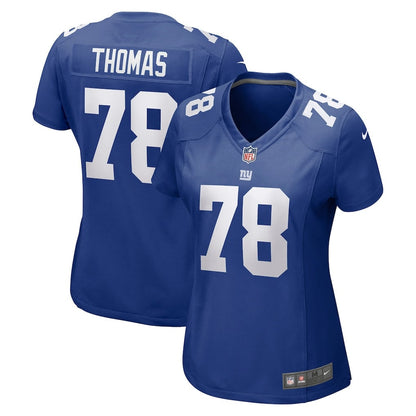 Andrew Thomas 78 New York Giants Women's Game Jersey - Royal