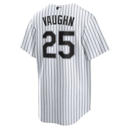 Andrew Vaughn 25 Chicago White Sox Home Men Jersey - White